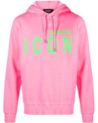 DSquared² - Be Icon Hoodie - Lyst