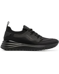 Ferragamo - Logo-Print Low-Top Sneakers - Lyst