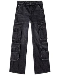 DIESEL - D-side Cargo Jeans - Lyst