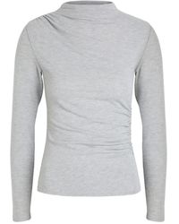Rails - Draped-Effect Roll-Neck T-Shirt - Lyst