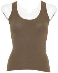 Max Mara - Editta Ribbed-Knit Tank Top - Lyst