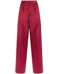 Philipp Plein - Satin Dame-Fit Trousers - Lyst