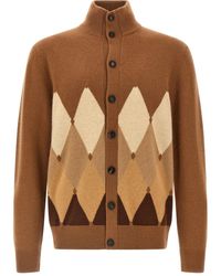 Ballantyne - Cardigan mit Argyle-Muster - Lyst