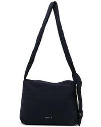agnès b. - Logo-Print Shoulder Bag - Lyst
