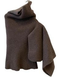 Rick Owens - Turtleneck Ribbed Knit Top - Lyst