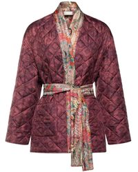 Pierre Louis Mascia - Quilted Patterned Coat - Lyst