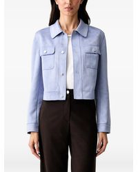Morgan - Flap-Pocket Cropped Jacket - Lyst