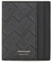 Ferragamo - Monogram Card Holder - Lyst