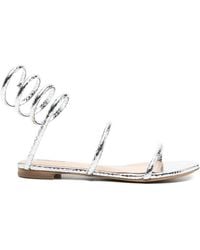 Lola Cruz - Piale Spiral-Ankle-Strap Sandals - Lyst