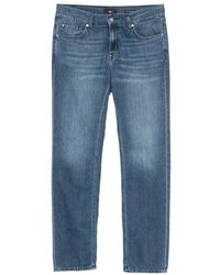 7 For All Mankind - Faded-Effect Jeans - Lyst