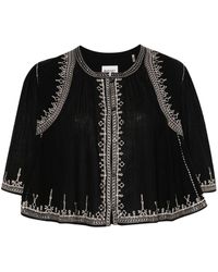 Isabel Marant - Perkins Embroidered-detailing Blouse - Lyst