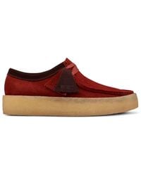 Clarks - Wallabee Cup "Burgundy Nubuck" Desert Boots - Lyst