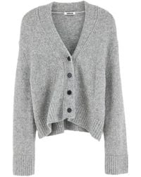Bellerose - Aosk V-Neck Ribbed-Trim Cardigan - Lyst