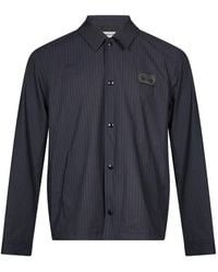 Undercover - Veste À Fines Rayures Et Patch Logo - Lyst