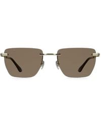 Lacoste - Rimless Geometric-Frame Sunglasses - Lyst
