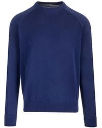 Al Duca d'Aosta - Raglan-Sleeve Crew-Neck Sweater - Lyst