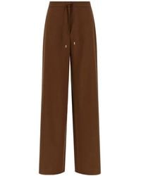 Max Mara - Cortone Elasticated-Waistband Trousers - Lyst