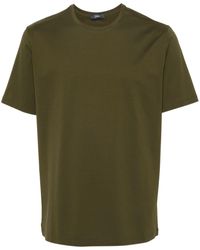 Herno - T-shirt Met Ronde Hals - Lyst
