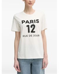 MARC AUREL - Embellishment T-Shirt - Lyst