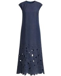 Sachin & Babi - Sabette Floral Laser-Cut Midi Dress - Lyst