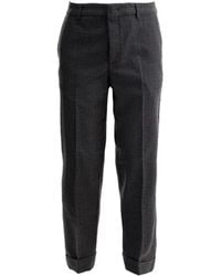 Cruna - Houndstooth Turn-Up Trousers - Lyst