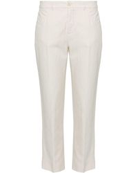 Aspesi - Mid-rise Cropped Trousers - Lyst