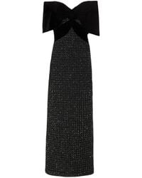 Costarellos - Grace Beaded Off-Shoulder Column Dress - Lyst