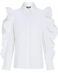 Karl Lagerfeld - ラッフル シャツ - Lyst