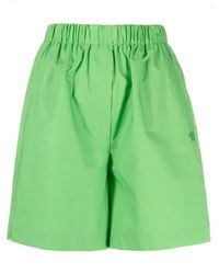 Nanushka - Elasticated-Waistband Cotton Shorts - Lyst