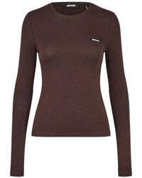 ROTATE BIRGER CHRISTENSEN - Long-Sleeve T-Shirt Dark - Lyst