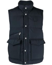 Woolrich - High-Neck Padded Gilet - Lyst
