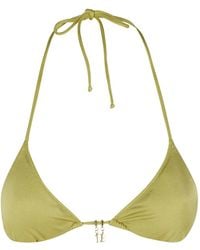 MC2 Saint Barth - Leah Charm-Detail Bikini Top - Lyst