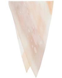Pleats Please Issey Miyake - Pleated Abstract-Print Scarf - Lyst