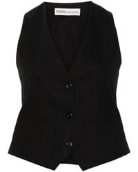 MODES GARMENTS - Gilet Con Scollo A V - Lyst