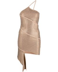 ANDREADAMO - Robe courte à design asymétrique à une épaule - Lyst
