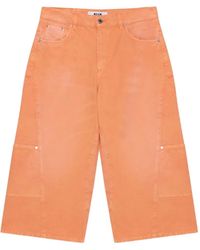 MSGM - Crop Cargo Jeans - Lyst