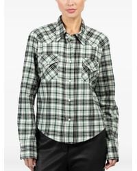 CISSA - Geruit Blouse - Lyst