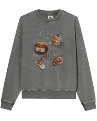 B+ AB - Graphic-Print Sweatshirt - Lyst