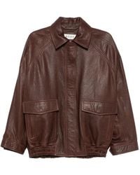 Rohe - Grained Leather Jacket - Lyst