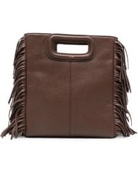 Maje - Grained Leather M Bag - Lyst
