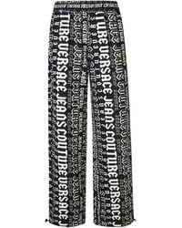 Versace Jeans Couture - Logo-Print Track Pants - Lyst