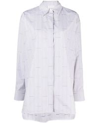 Givenchy - Camisa De Vestir Con Motivo De Rayas - Lyst