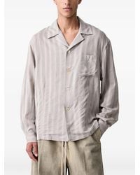 Our Legacy - Camicia Private A Righe A Maniche Lunghe - Lyst