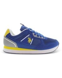 U.S. POLO ASSN. - Logo-Patch Panelled Sneakers - Lyst