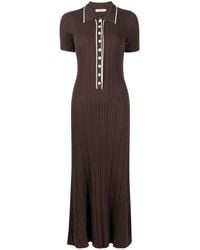Anna Quan - Penelope Contrasting-Trim Knitted Dress - Lyst
