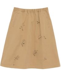 JNBY - Appliqué Midi Skirt - Lyst
