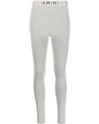 Amiri - Seamless Fine-Ribbed Leggings - Lyst