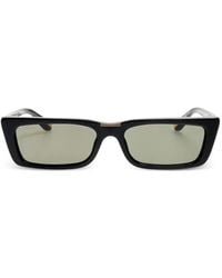 Linda Farrow - Lunettes De Soleil Lucia À Monture Rectangulaire - Lyst