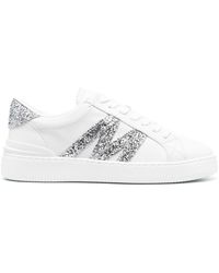 Moncler - Sneakers mit Glitter - Lyst