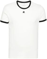 Courreges - Fitted Short-Sleeve T-Shirt - Lyst